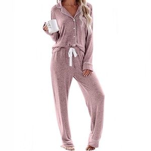 Two Piece Pajama Lounge Set || AMIKAST